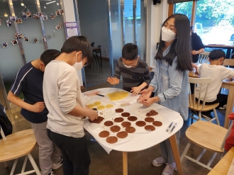2022년 방과후아카데미 자기개발활동 카네이션 쿠키 만들기